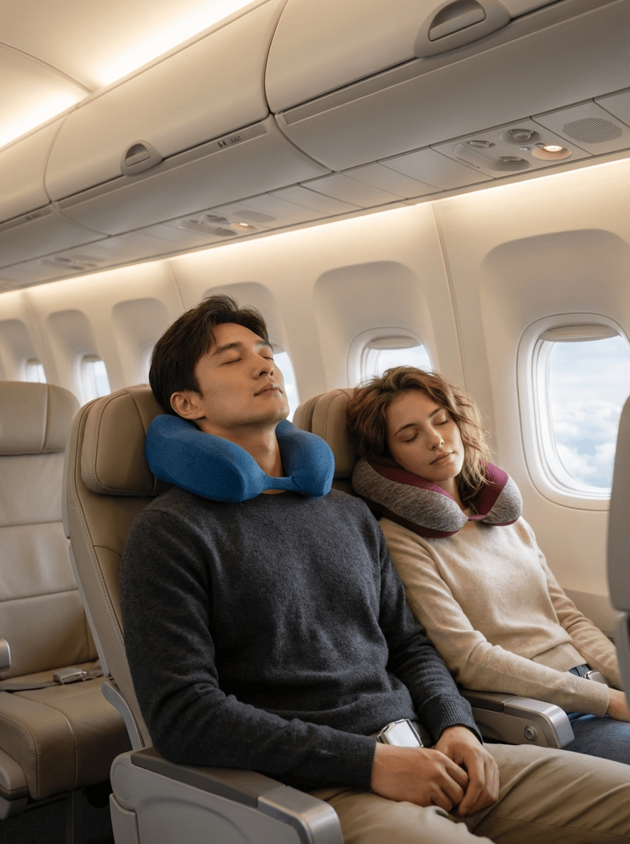 Oreiller de voyage à mémoire de forme : confort et soutien optimal - ErgoConfort