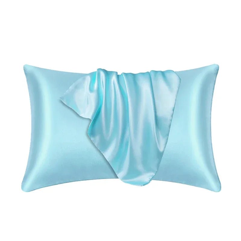 Taie d’Oreiller en Soie de Mûrier 100% Naturelle 50x66 cm – Anti - Frisottis & Anti - Rides – Literie en Soie Personnalisée - ErgoConfort