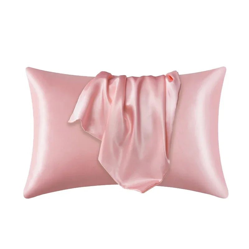 Taie d’Oreiller en Soie de Mûrier 100% Naturelle 50x66 cm – Anti - Frisottis & Anti - Rides – Literie en Soie Personnalisée - ErgoConfort