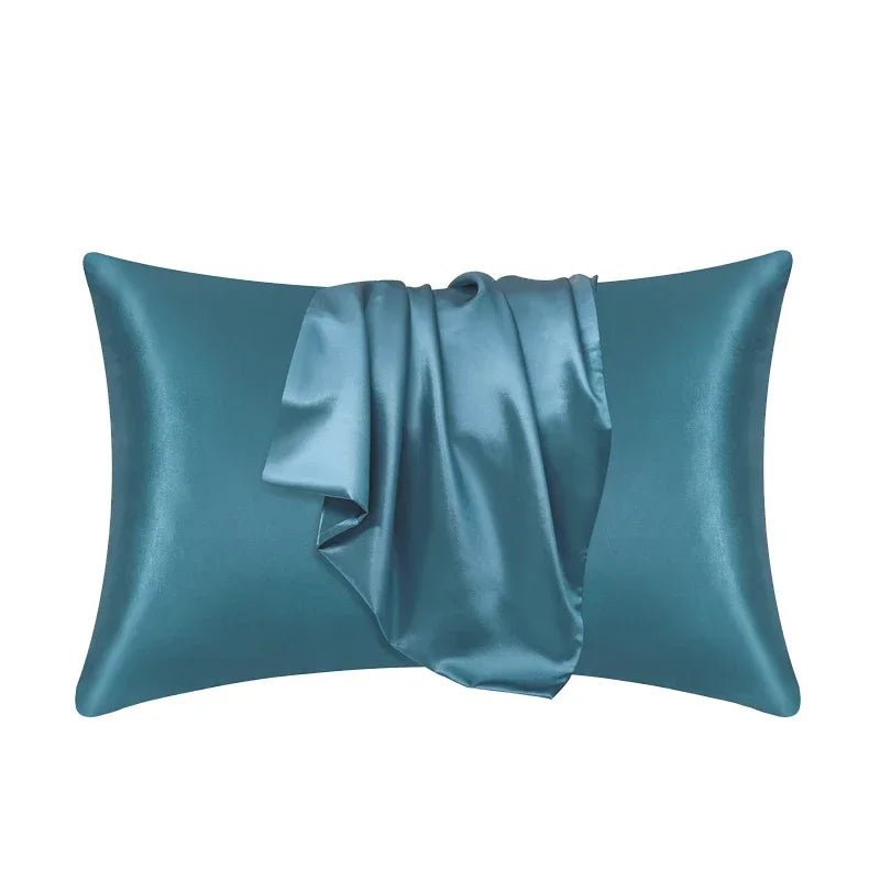 Taie d’Oreiller en Soie de Mûrier 100% Naturelle 50x66 cm – Anti - Frisottis & Anti - Rides – Literie en Soie Personnalisée - ErgoConfort