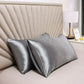 Taie d’Oreiller en Soie de Mûrier 100% Naturelle 50x66 cm – Anti - Frisottis & Anti - Rides – Literie en Soie Personnalisée - ErgoConfort