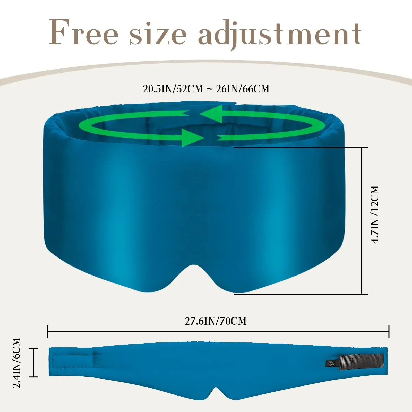 Masque de sommeil en soie de mûrier – Doux et confortable pour un sommeil réparateur - ErgoConfort