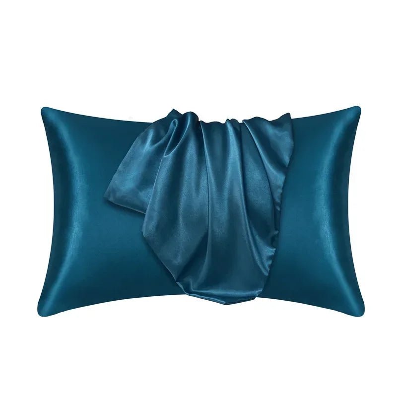 Taie d’Oreiller en Soie de Mûrier 100% Naturelle 50x66 cm – Anti - Frisottis & Anti - Rides – Literie en Soie Personnalisée - ErgoConfort