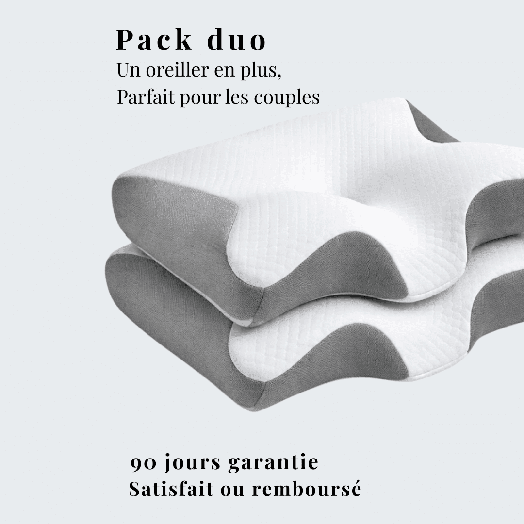 Oreiller ergonomique cervical ErgoConfort - L’ergonomie au service de votre sommeil. - ErgoConfort