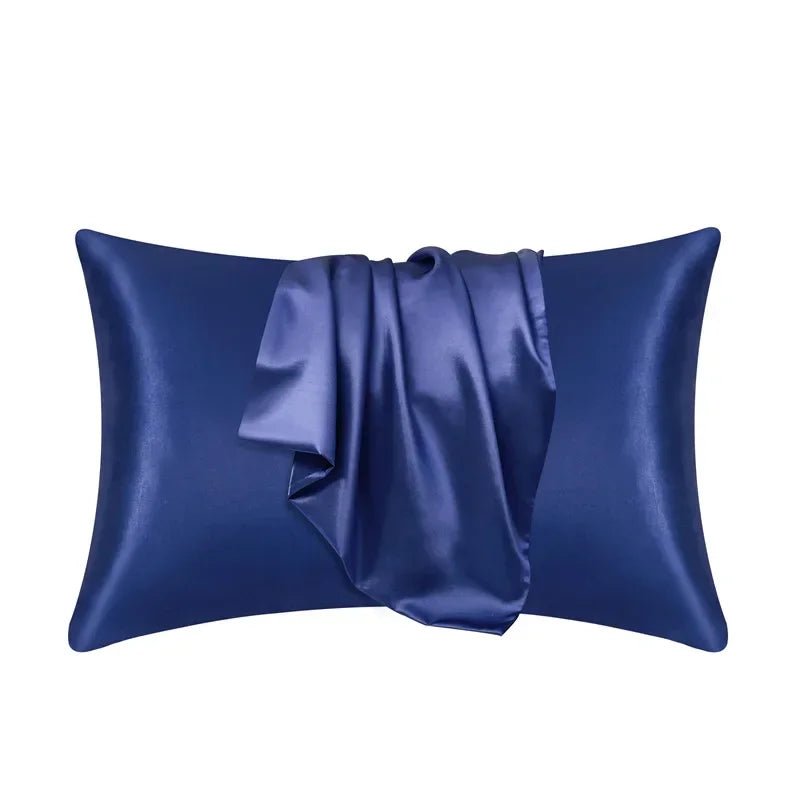 Taie d’Oreiller en Soie de Mûrier 100% Naturelle 50x66 cm – Anti - Frisottis & Anti - Rides – Literie en Soie Personnalisée - ErgoConfort