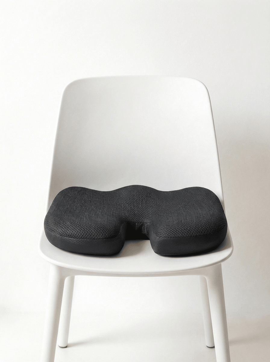 Coussin d’assise mémoire de forme – Pour siège de bureau et siège de voiture - ErgoConfort