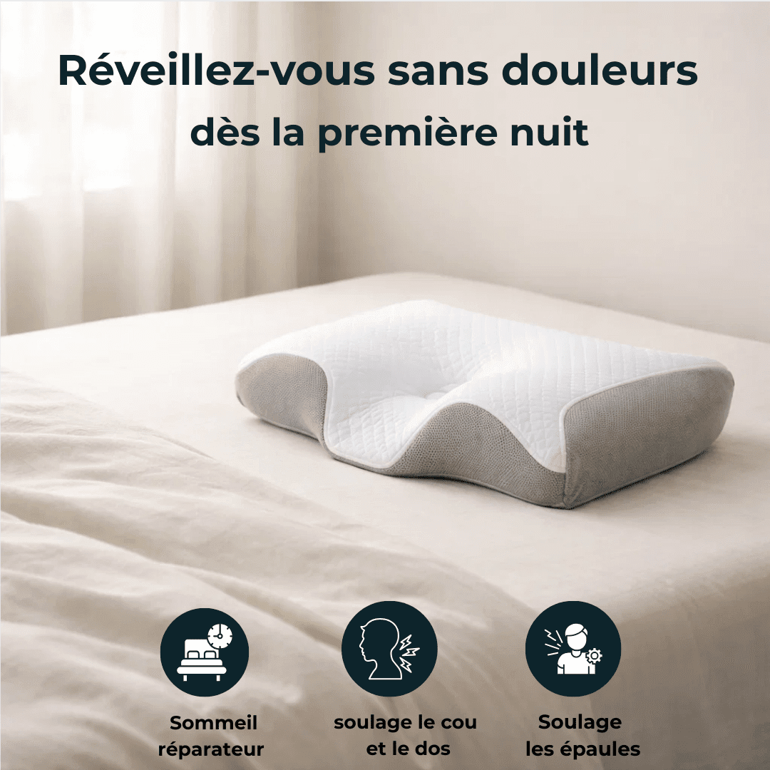 Oreiller ergonomique cervical ErgoConfort - ErgoConfort