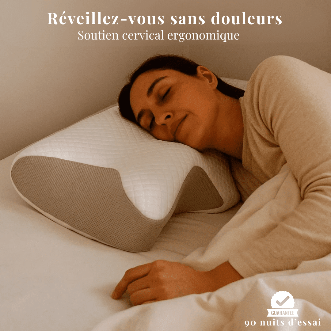 Oreiller ergonomique cervical ErgoConfort - L’ergonomie au service de votre sommeil. - ErgoConfort
