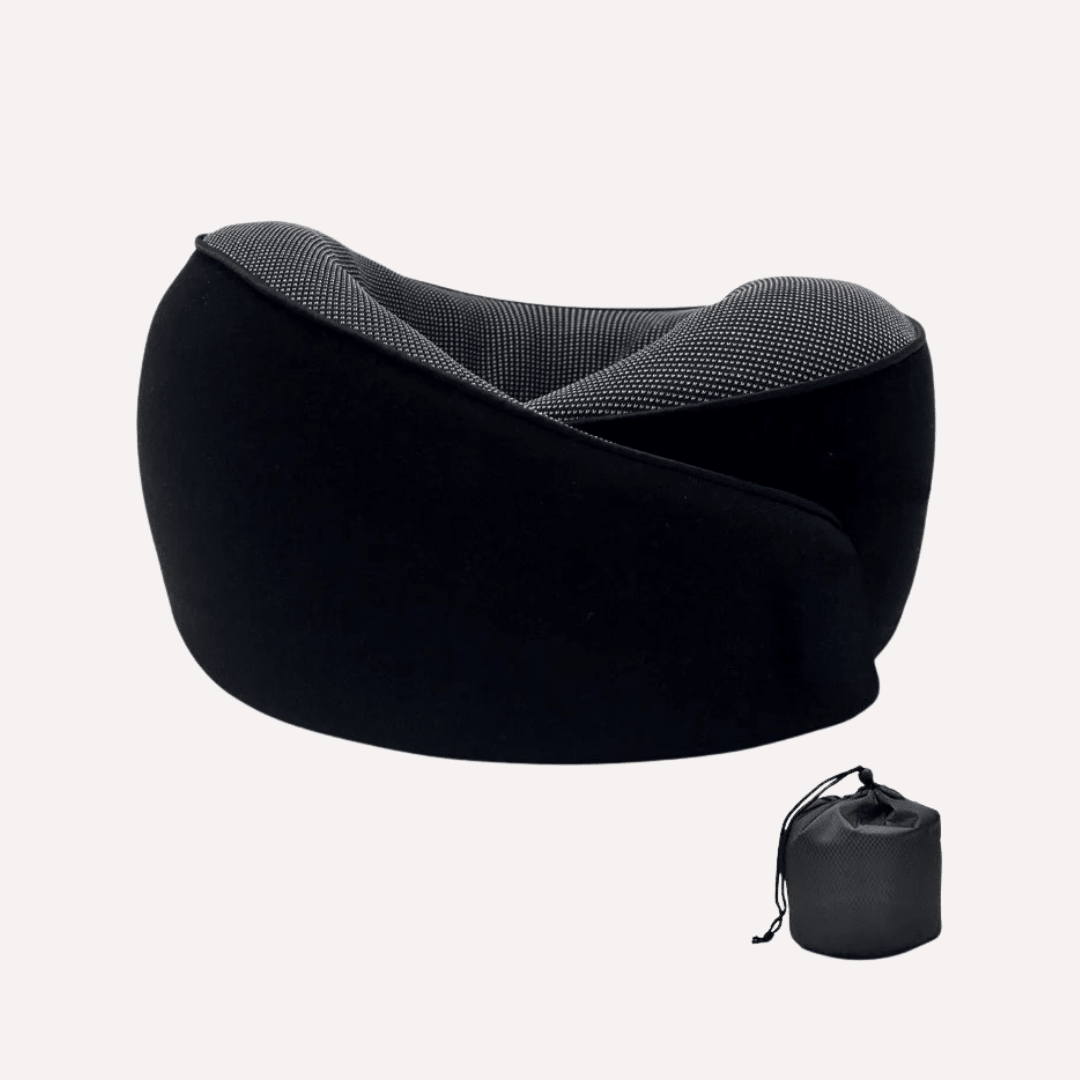 Coussin voyage à mémoire de forme – Confort ergonomique pour la nuque - ErgoConfort